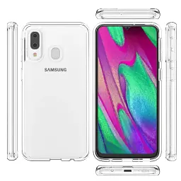 Силіконовий чохол BeCover для Samsung Galaxy A40 SM-A405 Transparancy (705010) - мініатюра 2