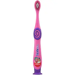 Дитяча зубна щітка Colgate Little Kids Smiles рожева - мініатюра 3