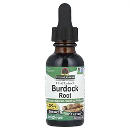 Екстракт кореня лопуха Nature's Answer Burdock Root без спирту 2000 мг 30 мл