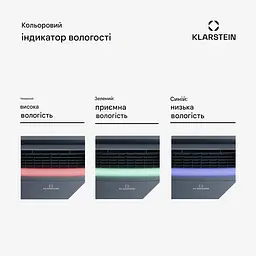 Осушувач повітря розумний Klarstein DryFy Connect 50 л чорний (10045541) - мініатюра 2