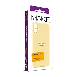 Чохол Make Samsung A06 Silicone Gold - мініатюра 4
