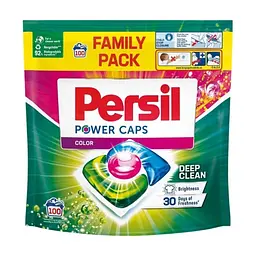 Капсули для прання Persil Power Caps Color Deep Clean 100 шт. (9000101859379)