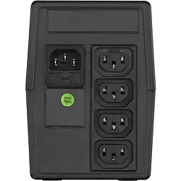 ДБЖ FSP FP650, 650VA/360W, AVR, IECx4. 230V/50Hz, Black - мініатюра 3