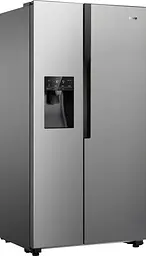 Холодильник Gorenje SBS 179x68x91см 2 двері Х-368 л М-167 л A++ NF Plus Інвертор диспенсер Дисплей сірий (NRS9EVX1) - мініатюра 2