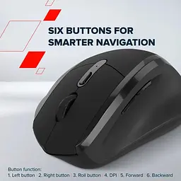 Мышь Canyon OnClick 17 Ergonomic Wireless Black (CNE-CMSW17B) - миниатюра 11