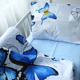 Наволочка MirSon Kids Time 17-0389 Blackburn Бязь блакитна - мініатюра 3