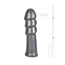 Фалоімітатор для фістингу Doc Johnson American Bombshell B-10 Warhead Gun Metal, 25.4х6.9 см - мініатюра 6