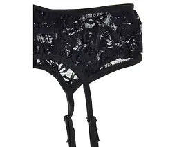Эротический пояс для чулок с трусиками S/M/L - миниатюра 5