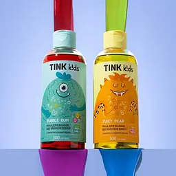 Піна для ванни, що змінює колір Tink kids Bubble Gum 300 мл (289697) - мініатюра 5