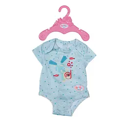 Одяг для ляльки Baby Born Боді S2 блакитний (830130-2) - мініатюра 2
