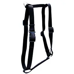 Coastal Nylon Adjustable шлея для собак, нейлон чорний 1,6 смх40-66 см