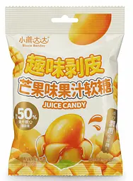 Желейні цукерки Deer Dada Peeling Juice Candy Mango 70г