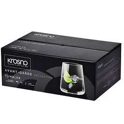 Набір низьких склянок Krosno Avant-Garde 380 мл 6 шт. (789453) - мініатюра 3