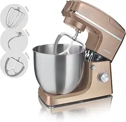 Кухонний комбайн-тестоміс 3 у 1 Heinrich's HKM 8083 Gold 10 л - мініатюра 3