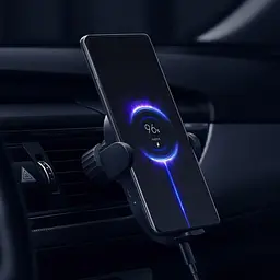 Автотримач Xiaomi Mi Wireless Charger Car 30W із бездротовою зарядкою [W03ZM] [86650] - мініатюра 5