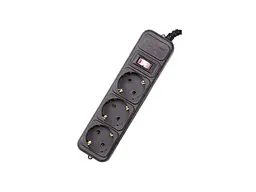 Фильтр-удлинитель для ИБП PowerPlant 1м 3 розетки Black (PPUA10M10S3)