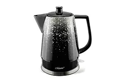 Електрочайник керамічний Maestro MR-074-SILVER 1.5л 1500 Вт чорно-срібний