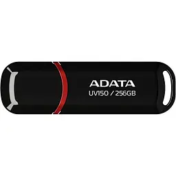 USB флеш-накопичувач USB 3.2 - A-Data UV150 256Gb чорний (AUV150-256G-RBK)