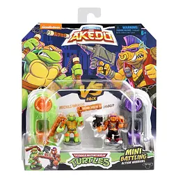 Набір для поєдинку Мікеланджело та Бібоп TMNT (Черепашки-ніндзя), ігрова іграшка (123221)