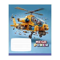 Зошит Школярик Star Mega Power 12 аркушів клітинка (012-3745K), в асортименті