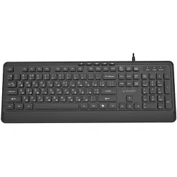 Клавіатура Gembird Slim Multimedia USB Black (KB-MCH-05-CYRL) - мініатюра 3