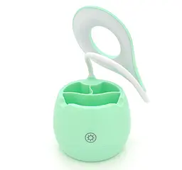 Гнучка настільна лампа Voltronic SST813 Green з органайзером, 3 режими, 4,2 В 300 мА·год - мініатюра 1