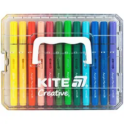 Маркери акрилові Kite Creative з рідкими чорнилами 24 шт. (K-1162) - мініатюра 2