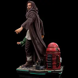 Статуетка Star Wars Obi-Wan and Young Leia - Deluxe Розмір 1/10 (Зоряні війни) 20,4 см - мініатюра 3