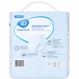 Підгузники-труси для дорослих iD Essential Extra Plus M 10 шт. - мініатюра 2