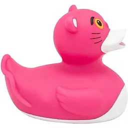 Іграшка для купання FunnyDucks Качка-пантера, рожева (1314) - мініатюра 5