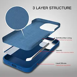 Чохол ZUSLAB зі справжнього силікону, сумісний з чохлом Apple iPhone 13 Pro Max 6,7 дюйма - мініатюра 3