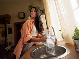 Фільтр-глечик Brita скляний LED MXpro синій (1050452) - мініатюра 5