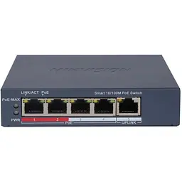 Комутатор Hikvision (DS-3E1105P-EI/V2 POE)