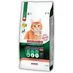 Сухий корм для стерилізованих котів Morando Tradizioni Sterilized з лососем 1.5 кг