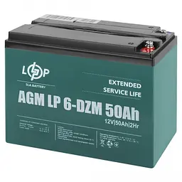 Акумулятор LogicPower LP 6-DZM-50 Ah AGM - мініатюра 2