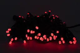 Світлодіодна новорічна гірлянда Devilon подовжувач IP44 LED 8 м 80 л червоний (040612) - мініатюра 2