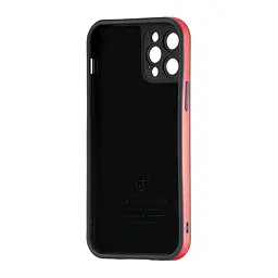 Чохол Jinduka Leather Protected Camera iPhone 12 Pro Red - мініатюра 3
