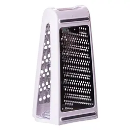 Тертка двостороння з пластиковим контейнером 11*8*22 см, білий Ding Lanfang HP-8-4 - мініатюра 10
