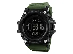 Чоловічий наручний годинник 1384 Black-Military Wrisband Skmei acs0030782 - мініатюра 2