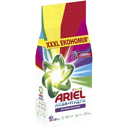 Набір: Пральний порошок Ariel Аква-Пудра Color 8.1 кг + Кондиціонер для білизни Lenor Діамантовий інжир і водний лотос 1.2 л - мініатюра 3