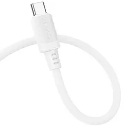 Дата кабель Borofone BX115 Lotto Type-C to Type-C 60W (1m) White - мініатюра 3