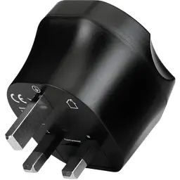 Перехідник EU to UK 220V black Essager (ECTZH-YCC01-Z) - мініатюра 2