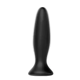 Анальна пробка з вібрацією LyBaile Mr.Play Vibrating Butt Plug Black, 12.8х3.1 см, чорний - мініатюра 2
