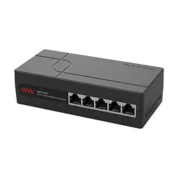 PoE-комутатор некерований 5-портовий ONV ONV-H3054PEBS 4 портами PoE (73-00071)