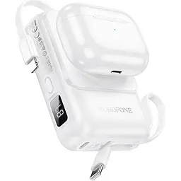 Зовнішній акумулятор Borofone BJ59 Refined 10000mAh 22.5W White [123609] - мініатюра 2