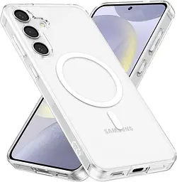 Чохол протиударний для Samsung Galaxy S26 (S942) Clear Case Ultra Hybrid with MagSafe Прозорий - мініатюра 4