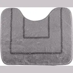 Набір килимків для ванної та туалету Soho Gray (tex mat 50*40, 50*80 см Gray) - мініатюра 3