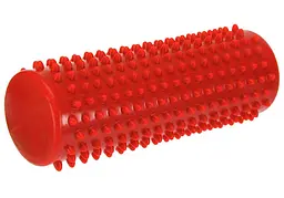 Масажний циліндр EasyFit Spindle з шипами червоний - мініатюра 1