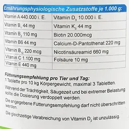 Вітаміни Canina V25 Vitamintabletten для собак, полівітамінний комплекс, 700 г (210 табл) - мініатюра 6