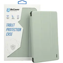 Чохол-книжка BeCover Tri Fold Soft TPU Silicone для Apple iPad Pro 11" M4 2024 Світло-зелений (711747)